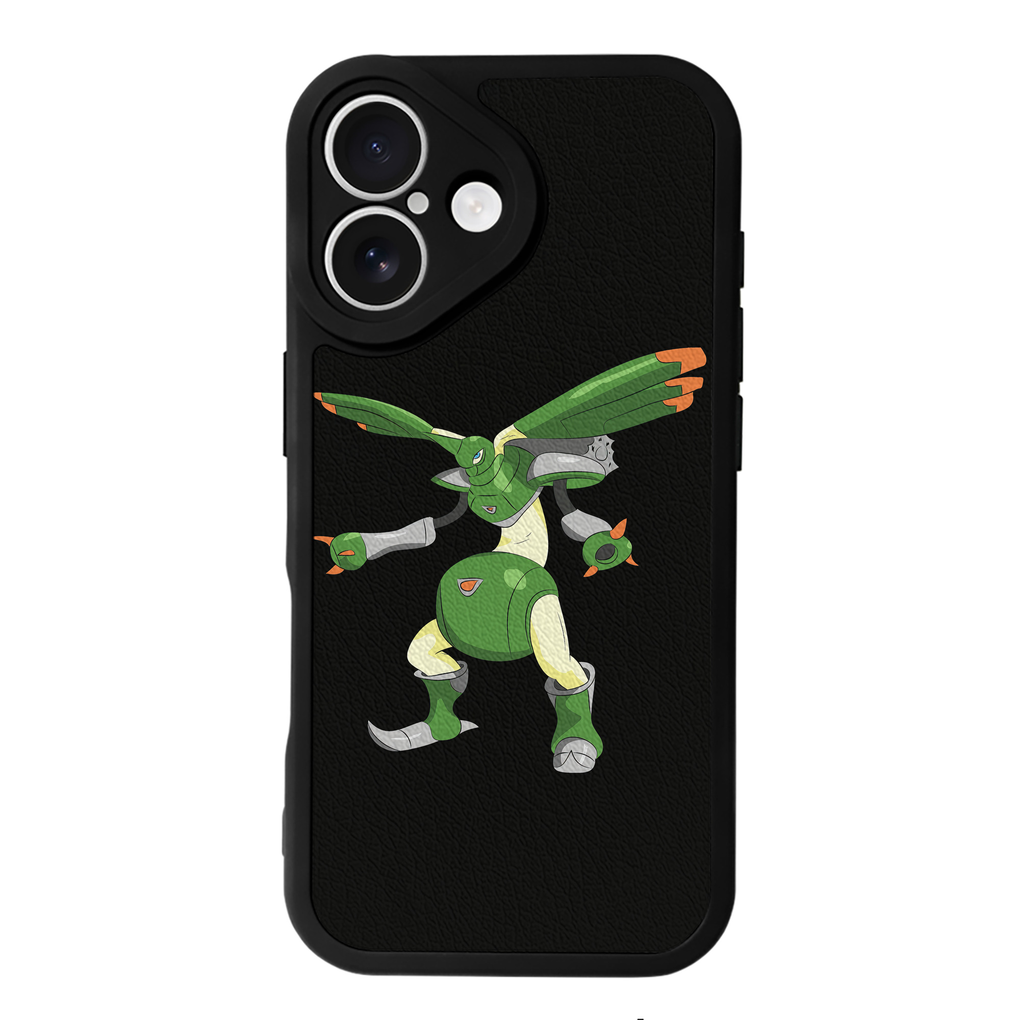 （画像用） Digimon デジタルモンスター/デジモン 【iPhone 16シリーズ対応】シリコンスマホケース（レザー調） 材質：シリコン